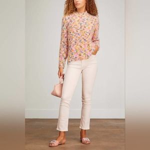 Mother The Dazzler Hover Jean In Date Night Pale Peach 24